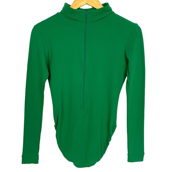 J.B. Bloomers Kelly Green Long Sleeve Leotard Bodysuit Adult M Style #9310 - Picture 5 of 10